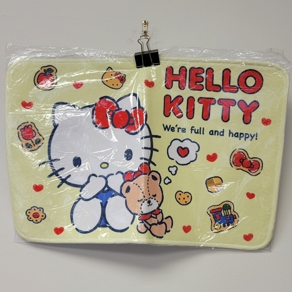 Sanrio Hello kitty bathroom mat Yellow